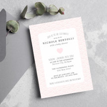 Pink Scallop Baby Shower