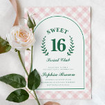 Convites Pink Social Club Sweet 16 Birthday<br><div class="desc">Convites de Aniversário do Clube Social Rosa 16</div>