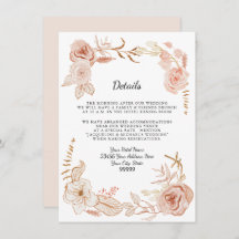 Pink Watercolor Floral Terra Cotta Detalhes no Hot