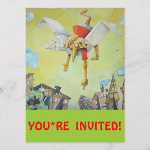 Convites Pinocchio no pombo