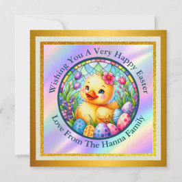 Convites Pintinhos, flores e ovos coloridos de Páscoa