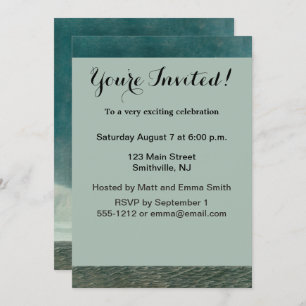 Convites Pintura de aves selvagens do Ártico Tern Audubon