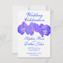 Pintura de orquídea violeta roxa