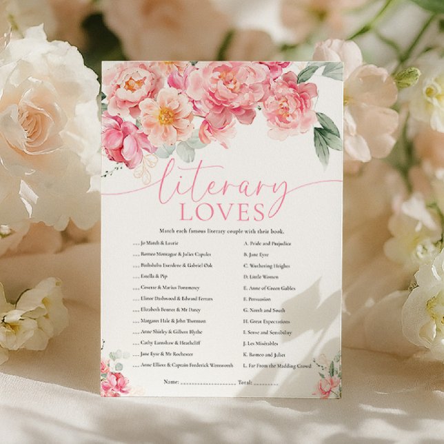 Convites Piper Literary Loves Game (Criador carregado)