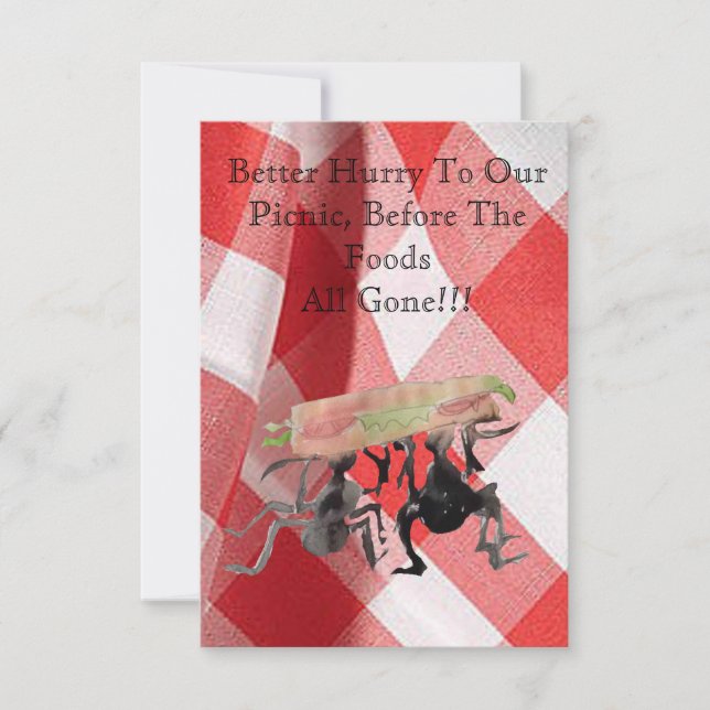 Convites Piquenique (Frente)