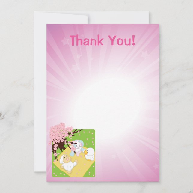 Convites Piquenique de Celebração de Primavera (Frente)