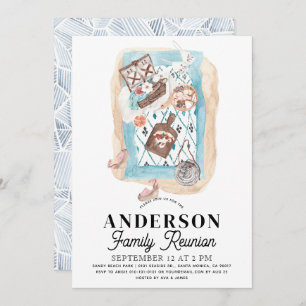 Convites Piquenique na Reunião da Família Beach