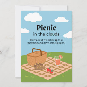 Convites Piquenique nas Nuvens-Convite ao Ar Livre Capricho