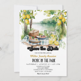 Convites piquenique | Reunião Familiar