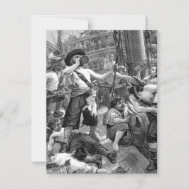 Convites Piratas Antigos, Divertida Festa de Inauguração