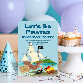 Convites Pirates Birthday