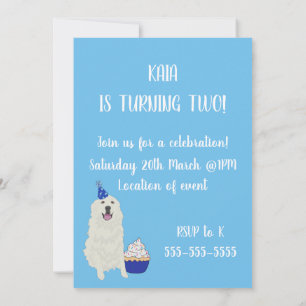 Convites Pirenéus de Excelente Personalizáveis Aniversár