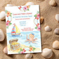 Piscina Náutica Tropical Oceano Aniversário Infant