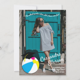 Convites Piscina Party Beach Ball Festa de formatura