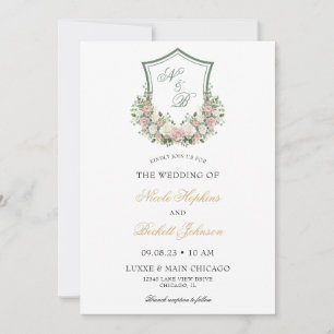 Convites Piso Floral Rosa