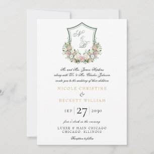 Convites Piso Floral Rosa