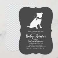 Pit Bull Chá de fraldas Gênero Pitbull neutro
