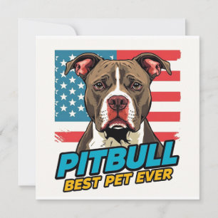 Convites Pit Bulls São o Melhor Animal de Estimação de Todo