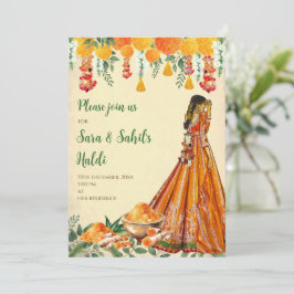 Convites Pithi e convites Haldi convite Holud