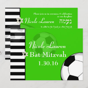 Convites Pix Dezines Futebol Bat Mitzvah