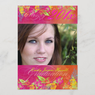 Convites PixDezine Hawaiian Shaved Ice, Formaturas de 2011