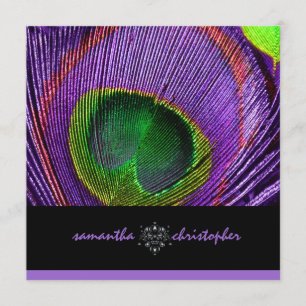 Convites PixDezine Psíquico Pena de Pavão