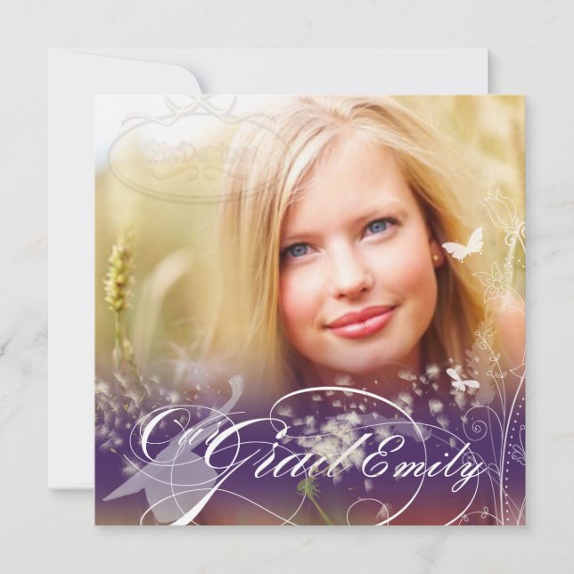 Convites PixDezines 2012 Formando os dentes de Foto+Diy (Frente)