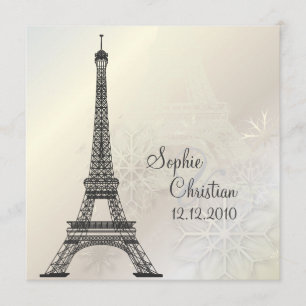 Convites PixDezines a torre eiffel/ paris