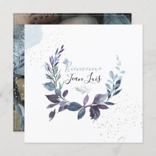 Convites PixDezines Aquarelle Faire-part de NaissanceGarçon