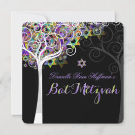 Convites PixDezines árvore da vida Bat Mitzvah