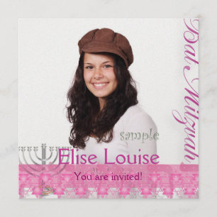 Convites PixDezines bat mitzvah+foto