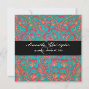 Convites PixDezines Bellissimo Vintage Damask