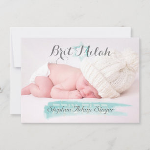 Convites PixDezines brit milah/foto frame+stars/diy color