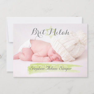 Convites PixDezines brit milah/foto frame+stars/diy color