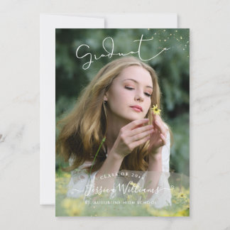 Convites PixDezines Caligrafia Moderna Script Graduação Em