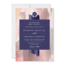 PixDezines Color Block Azul Marinho Rosa Dourado P