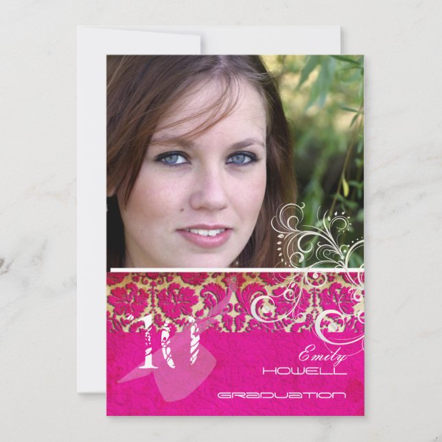 Convites PixDezines Desejo Damasceno/Redemoinho/Vintage (Frente)