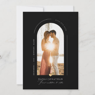 Convites PixDezines DIY color Arch Frame Salvar Data Convit