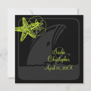 Convites PixDezines diy color/Starfish/Beach+Cruise Ship