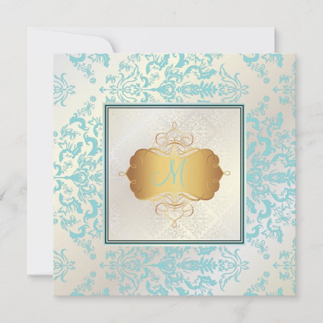 Convites PixDezines Étienne Damask (Frente)