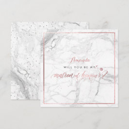 Convites PixDezines Faux Rosa Dourado Matão de Honra