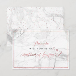 Convites PixDezines Faux Rosa Dourado Matão de Honra