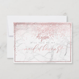 Convites PixDezines Faux Rosa Dourado Você será Mago de