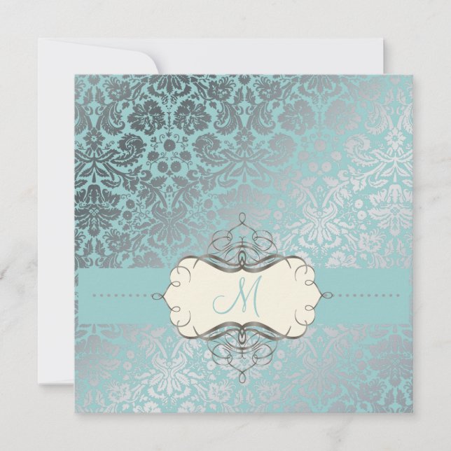 Convites PixDezines FAUX SILVER DESIRE/DIY background/lemon (Frente)