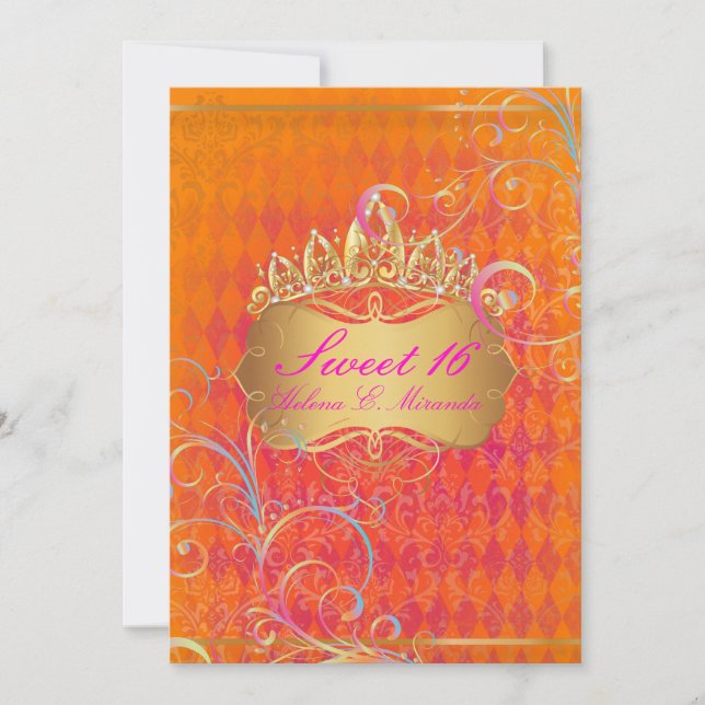 Convites PixDezines Fios 16/Rainbow Swirls (Frente)