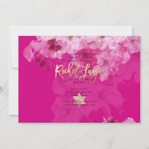 Convites PixDezines Floral Watercolor Bat Mitzvah
