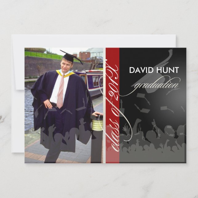 Convites PixDezines Formatura de 2011/Foto/Capuz+Gown (Frente)