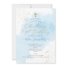 PixDezines H2 Blue Christening+primeiro aniversari