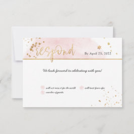 Convites PixDezines H2 Blush Cotton Candy Mitzvah RSVP