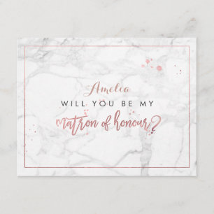 Convites PixDezines Mármore /Falso Dourado Rosa Você será.